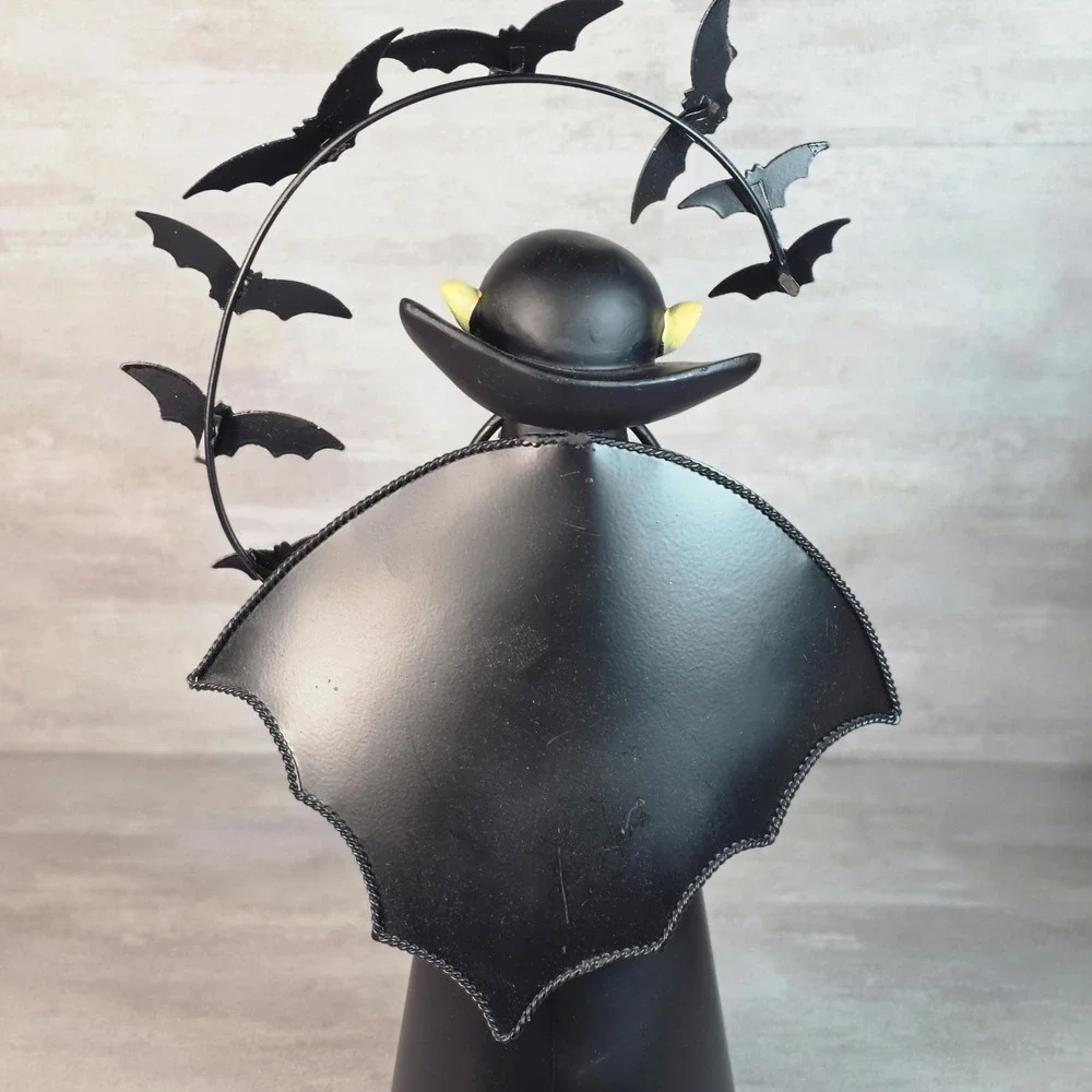PartyLite Abracadabra Witch & Dracula Batcula Vampire Bats Candle Holder SET - Picture 5 of 16